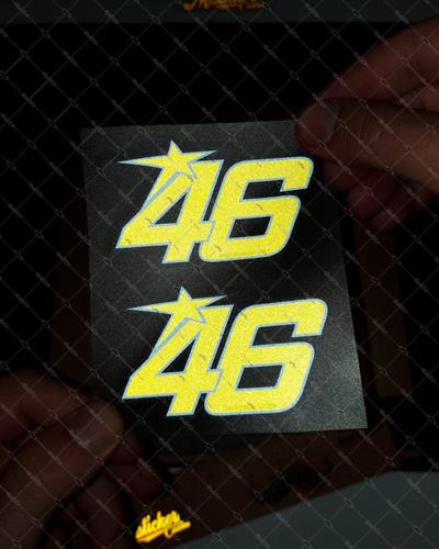 RFHLM156 Reflektif 46 Numara Etiketi 2 li Set