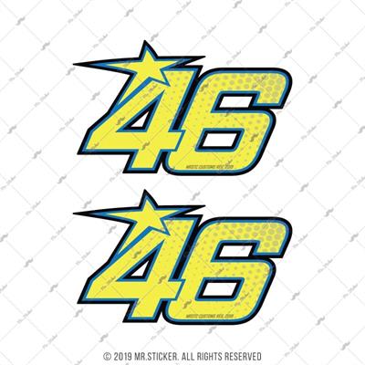 RFHLM156 Reflektif 46 Numara Etiketi 2 li Set