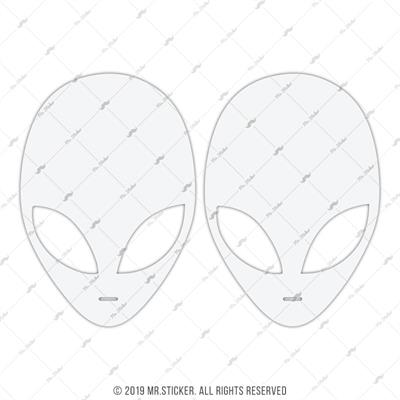RFHLM158 Reflektif Alien Etiketi 2 li Set