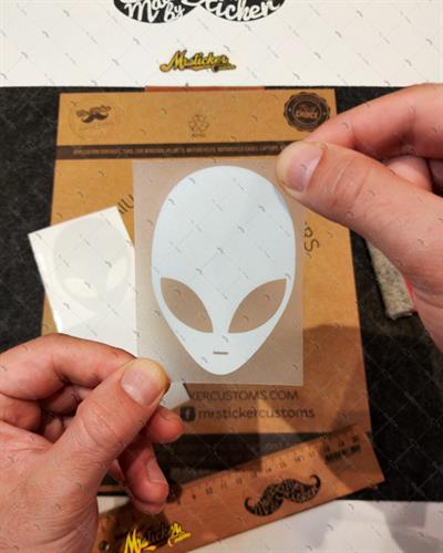 RFHLM158 Reflektif Alien Etiketi 2 li Set