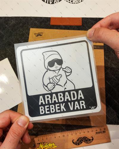RFHLM169 Reflektif Arabada Bebek Var Etiketi