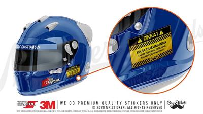 RFHLM175 Saglik Personli Gelmeden Kaskimi Cikarma Etiketi