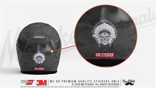 RFHLM178 Reflektif Mohikan Kurukafa Etiketi