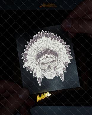 RFHLM178 Reflektif Mohikan Kurukafa Etiketi