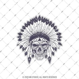 RFHLM178 Reflektif Mohikan Kurukafa Etiketi