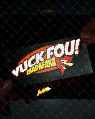 RFHLM179 Reflektif Yuck Fou Yazili Etiket