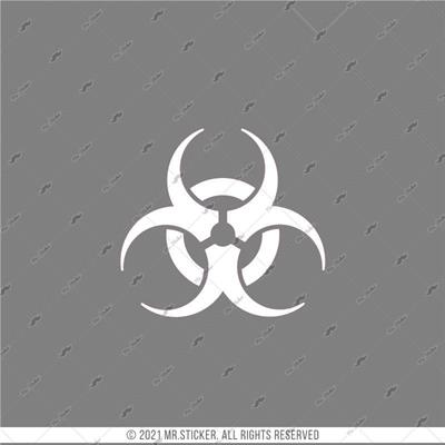 RFHLM18 Reflektif Biyolojik Tehlike Simgesi Etiketi