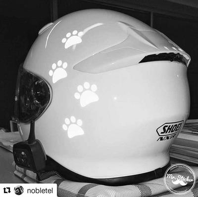 RFHLM19 Reflektif Kedi Patisi Izi Etiket Seti - 6 Adet