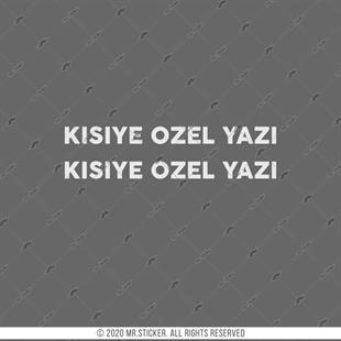 RFHLM190 Reflektif Kisisellestirilebilir Kask Vizoru Etiketi İkili Set