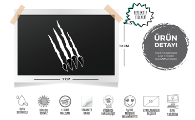 RFHLM20 Reflektif Pence Izi Etiketi