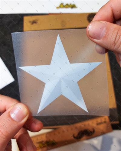 RFHLM22 Reflektif Yildiz Etiketi