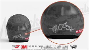 RFHLM223 Reflektif Scooter Kalp Ritim Etiketi