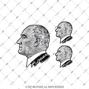 RFHLM227  Reflektif Ozel Seri Ataturk Cizgi Calisma Set