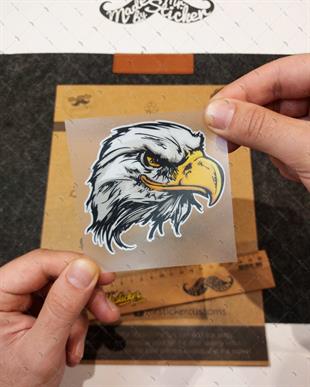 RFHLM229 Reflektif Kartal Kafasi Etiketi