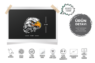 RFHLM229 Reflektif Kartal Kafasi Etiketi