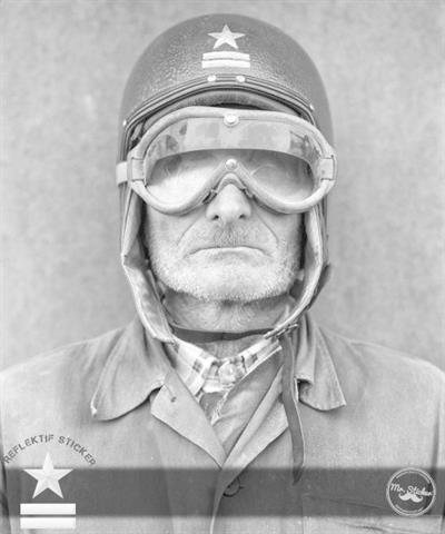 RFHLM24 Reflektif Asker Rutbesi Etiketi