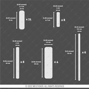 RFHLM244 Reflektif Serit Seti 47 Parca