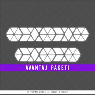 RFHLM247 Reflektif Ucgen Seti