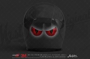 RFHLM263 Reflektif Kizgin Bakan Gozler Kirmizi Renk