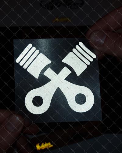 RFHLM35 Reflektif Piston Etiketi