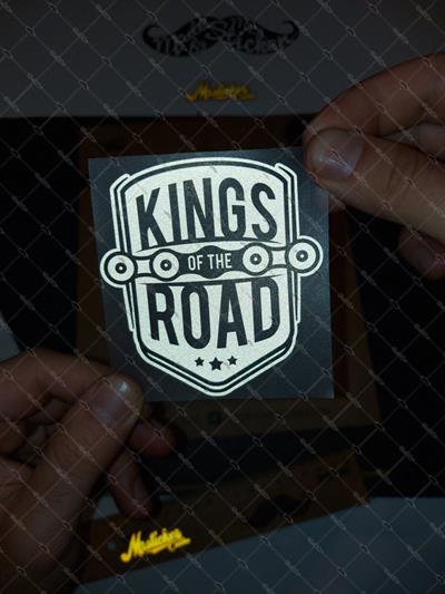 RFHLM36 Reflektif Yollarin Krali Yazili Etiket