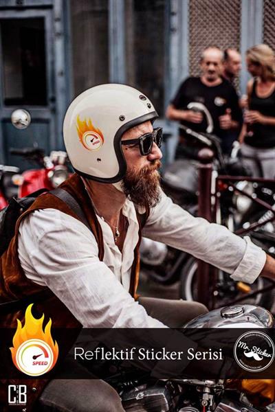 RFHLM41 Reflektif Hiz Yazili Alevli Etiket