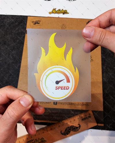 RFHLM41 Reflektif Hiz Yazili Alevli Etiket