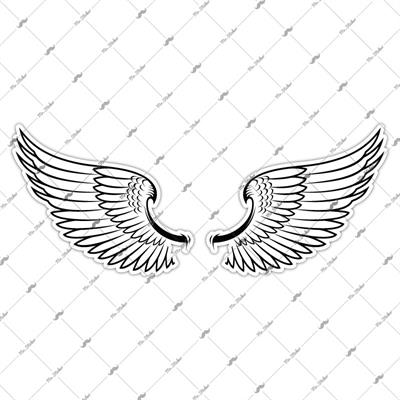 RFHLM45 Reflektif Melek Kanadi Etiketi