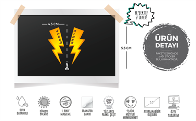 RFHLM49 Reflektif Hizli Surucu Yazili Etiket