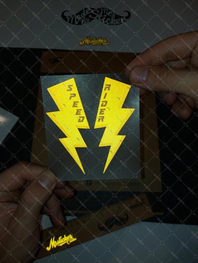 RFHLM49 Reflektif Hizli Surucu Yazili Etiket