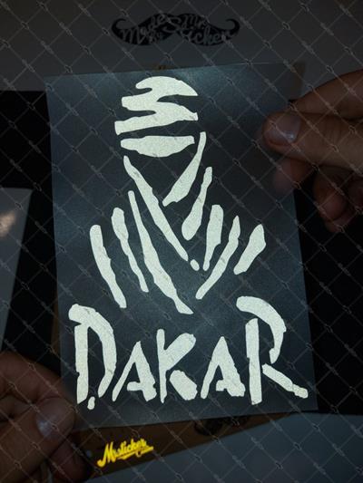 RFHLM55 Reflektif Dakar Etiketi - Beyaz Renk