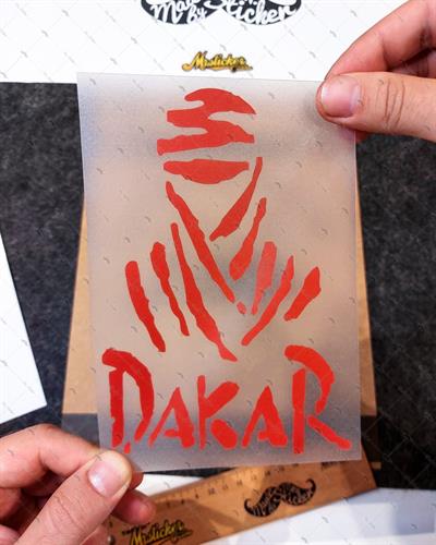 RFHLM56 Reflektif Dakar Etiketi - Kirmizi Renk