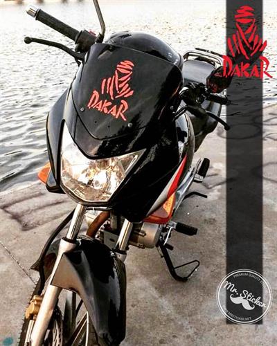 RFHLM56 Reflektif Dakar Etiketi - Kirmizi Renk