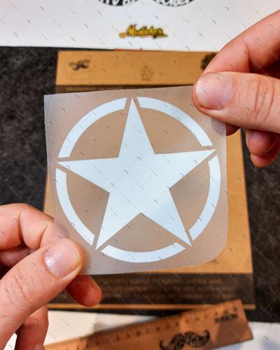 RFHLM58 Reflektif Ordu Yildizi Etiketi