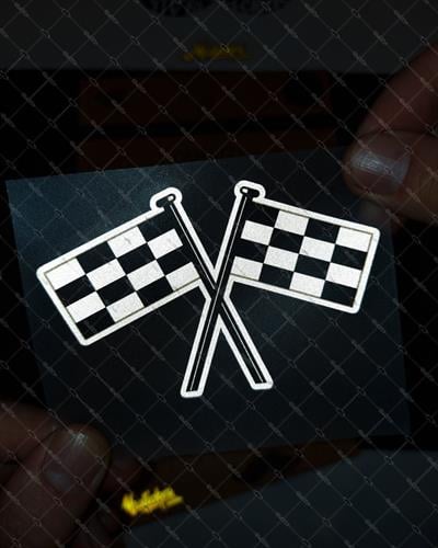 RFHLM6 Reflektif Damali Bayrak Etiketi