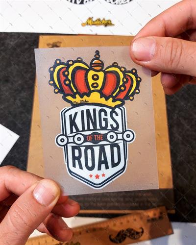 RFHLM61 Reflektif Yollarin Krali Etiketi - Ozel Seri