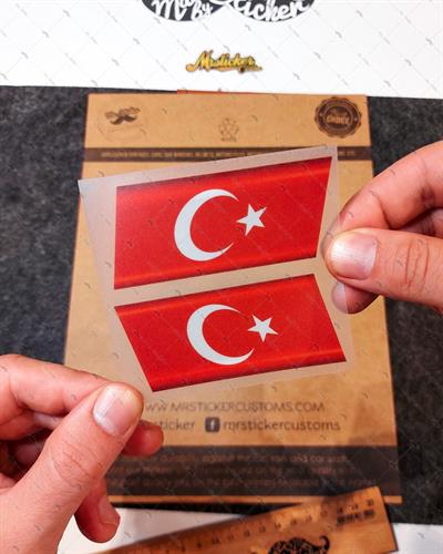 RFHLM64 Reflektif Ay Yildiz Etiketi - Simetrik 2li Set