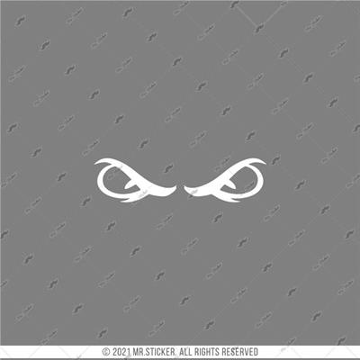 RFHLM7 Reflektif Kizgin Gozler Etiketi