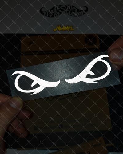 RFHLM7 Reflektif Kizgin Gozler Etiketi