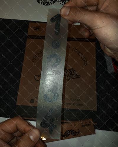 RFHLM73 Reflektif 1 2 3 4 Vites Etiketi Siyah Renk