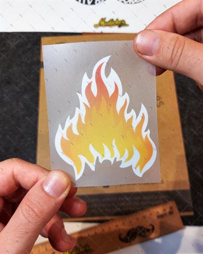 RFHLM8 Reflektif Alev Etiketi