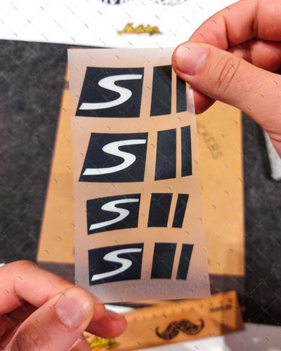 RFHLM81 Vespa Jant Sticker Seti - 2 ad Jant Ici, 2 ad Jant Uzeri