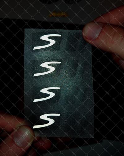 RFHLM82 Vespa Jant Sticker Seti - 4 ad Jant Uzeri Siyah Renk