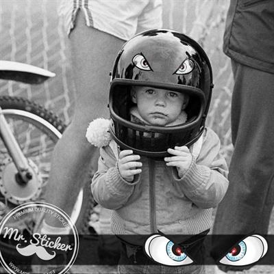 RFHLM87 Reflektif Kizgin Bakan Gozler Etiketi -2 Parca