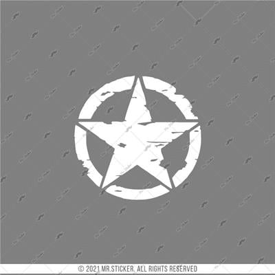 RFHLM88 Reflektif Eskitilmis Desenli Asker Yildizi