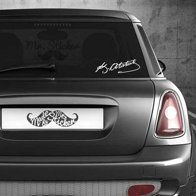 RFHLM95 Reflektif Kemal Ataturk Imzasi  - Buyuk Boy