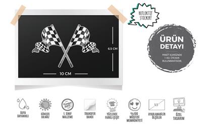 RFHLM99 Reflektif Yarış Bayrakları