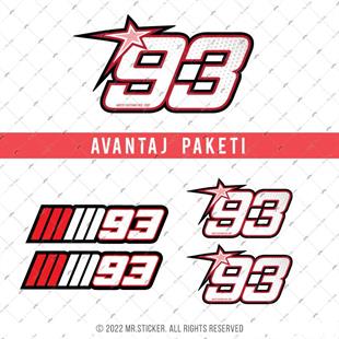 RFHLMBDL2 Reflektif 93 Numara Seti