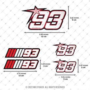 RFHLMBDL2 Reflektif 93 Numara Seti