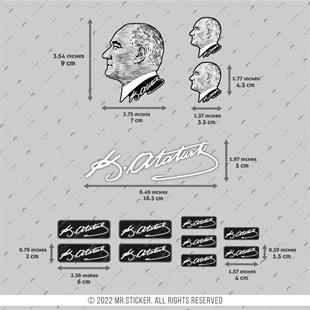 RFHLMBDL7 Reflektif Ataturk Seti